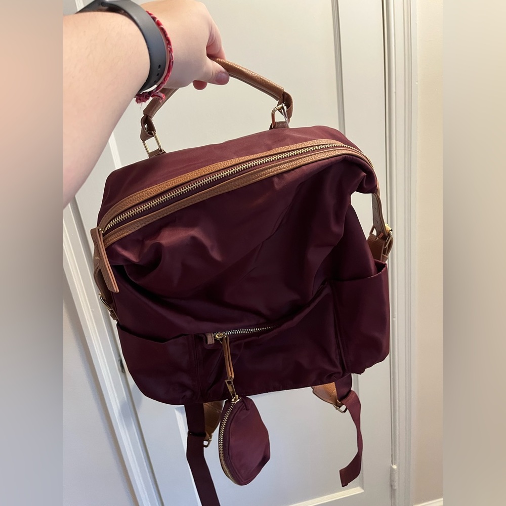 Maroon bookbag